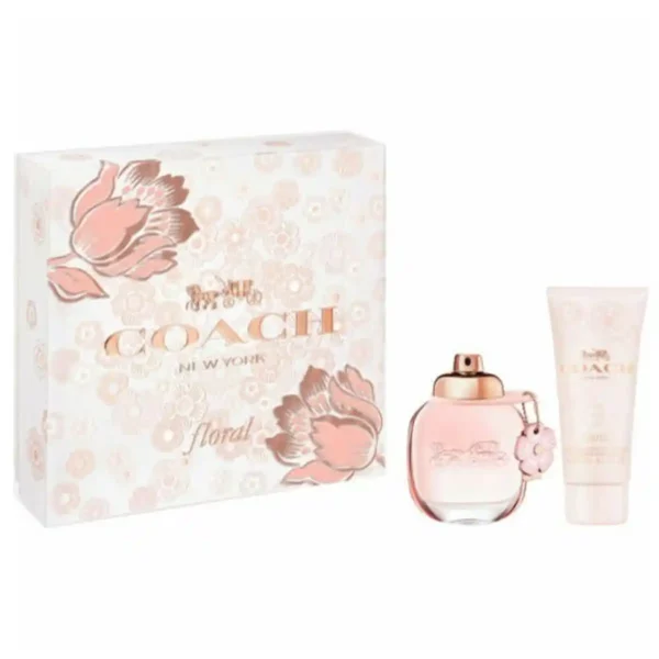 Coffret de parfum femme coach 2 pieces floral_2222. DIAYTAR SENEGAL - Où Choisir Devient une Découverte. Explorez notre boutique en ligne et trouvez des articles qui vous surprennent et vous ravissent à chaque clic.