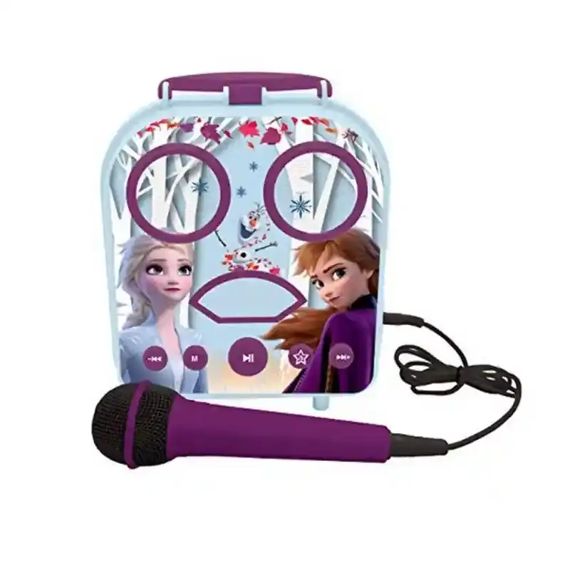 Lexibook Karaoké Micro Star Anna & Elsa Violet. SUPERDISCOUNT FRANCE
