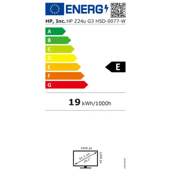 Moniteur HP Z24U G3 24" IPS 60 Hz WUXGA 50-60 Hz 1920 x 1200 px. SUPERDISCOUNT FRANCE