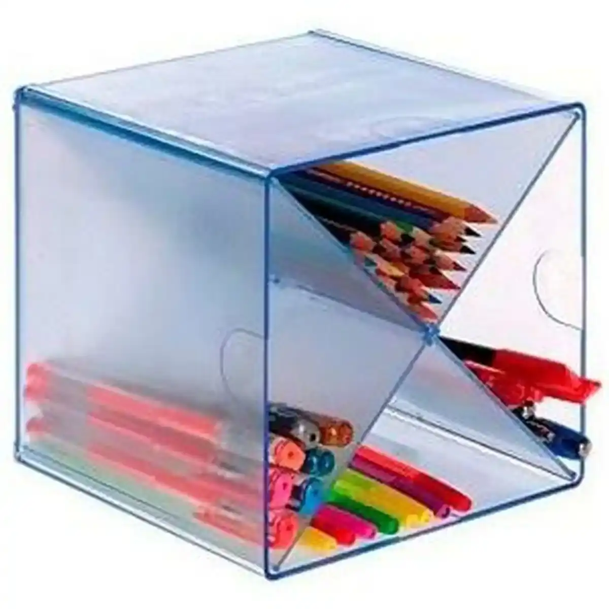 Organisateur Archivo 2000 polystyrène Bleu 15 x 15 x 15 cm. SUPERDISCOUNT FRANCE