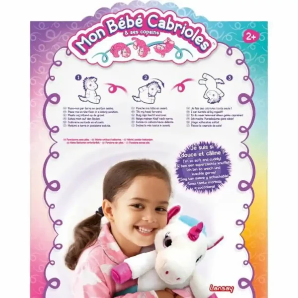 Peluche Lansay Lulu La Licorne. SUPERDISCOUNT FRANCE