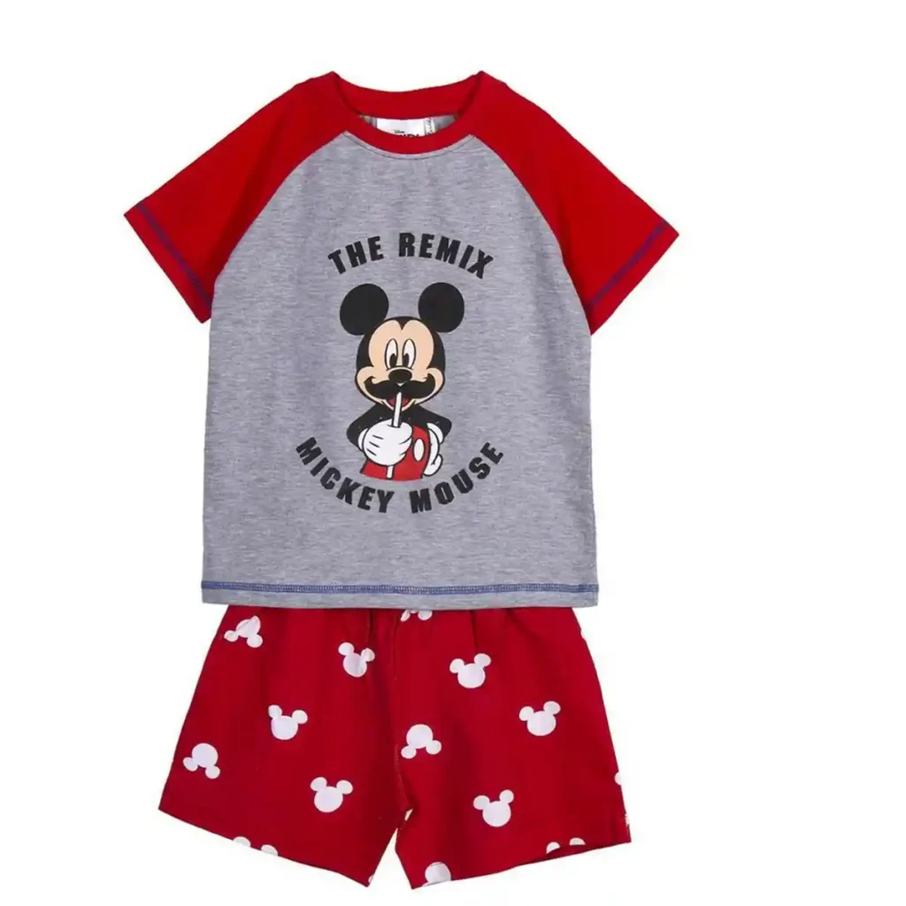 Pyjama Mickey Mouse Homme Gris - DIAYTAR SÉNÉGAL