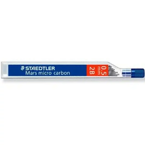 Remplacement de la mine de crayon Staedtler Mars Micro Carbon 2B 0,5 mm (12 Unités). SUPERDISCOUNT FRANCE