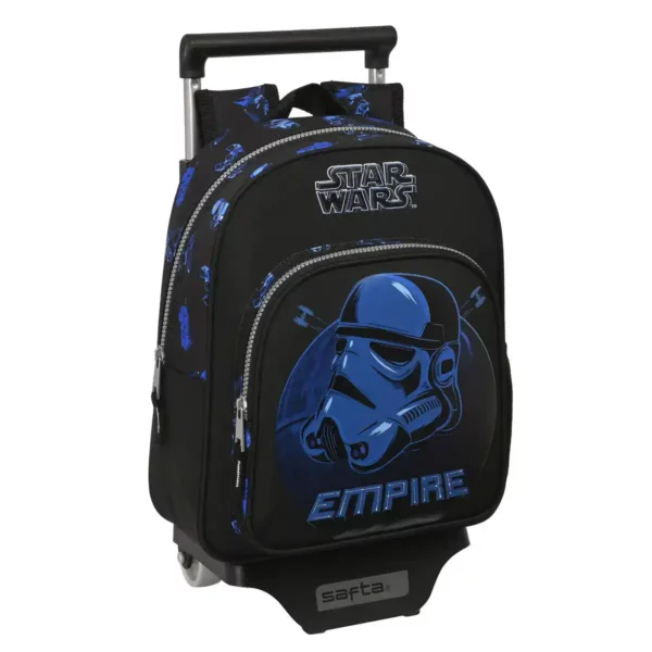 Sac à dos scolaire à roulettes Star Wars Digital escape Noir (27 x 33 x 10 cm). SUPERDISCOUNT FRANCE