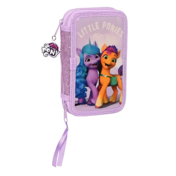 Trousse Double My Little Pony Lilas (28 pcs). SUPERDISCOUNT FRANCE