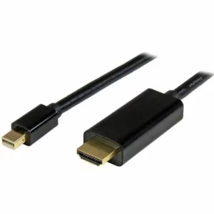 Câble DisplayPort vers HDMI Startech MDP2HDMM1MB 4K Ultra HD Noir 1 m. SUPERDISCOUNT FRANCE