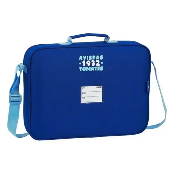 Cartable Real Zaragoza Bleu Bleu Clair (38 x 28 x 6 cm). SUPERDISCOUNT FRANCE