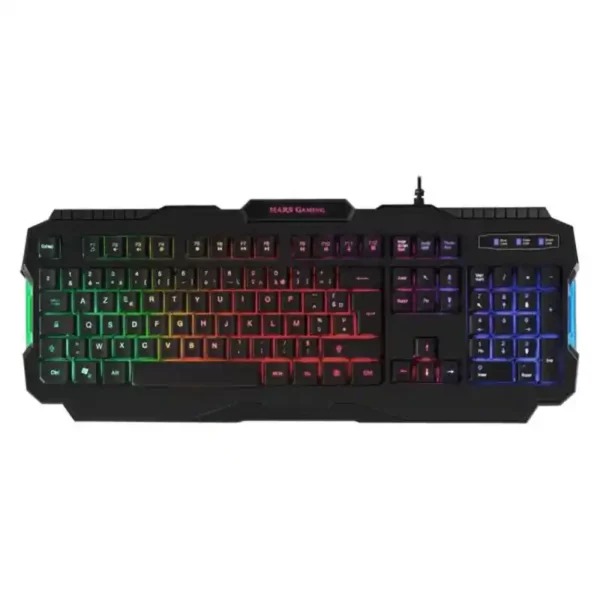 Clavier Gaming Mars Gaming MRK0FR RGB Noir. SUPERDISCOUNT FRANCE