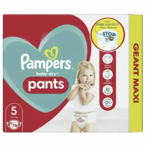 Couches jetables Pampers Baby-Dry 5 (76 uds). SUPERDISCOUNT FRANCE
