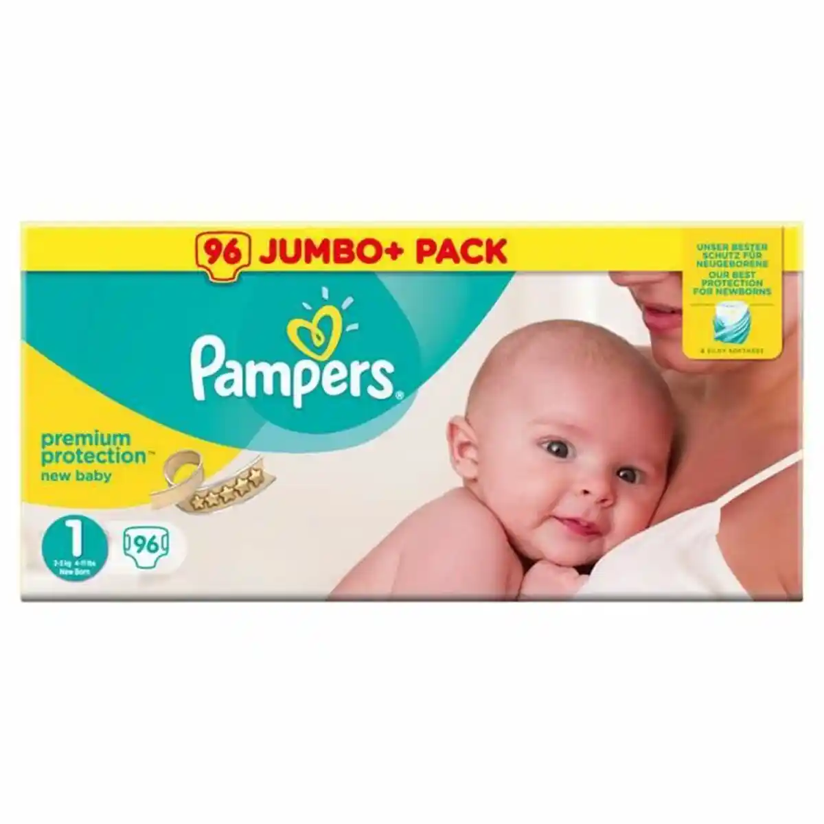 Couches Pampers Premium Protection New Baby Taille 1 (96 uds) - DIAYTAR  SÉNÉGAL