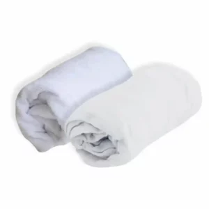 Drap-housse Domiva Blanc 70 x 140 cm. SUPERDISCOUNT FRANCE