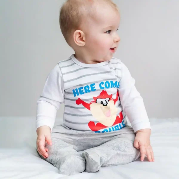 Ensemble de vêtements Looney Tunes Gris Bébé. SUPERDISCOUNT FRANCE