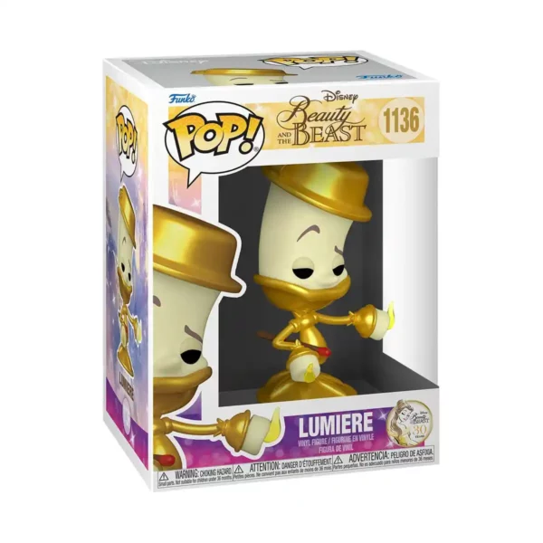 Figurines de collection Funko POP La Belle & la Bête 1136 Lumiere. SUPERDISCOUNT FRANCE