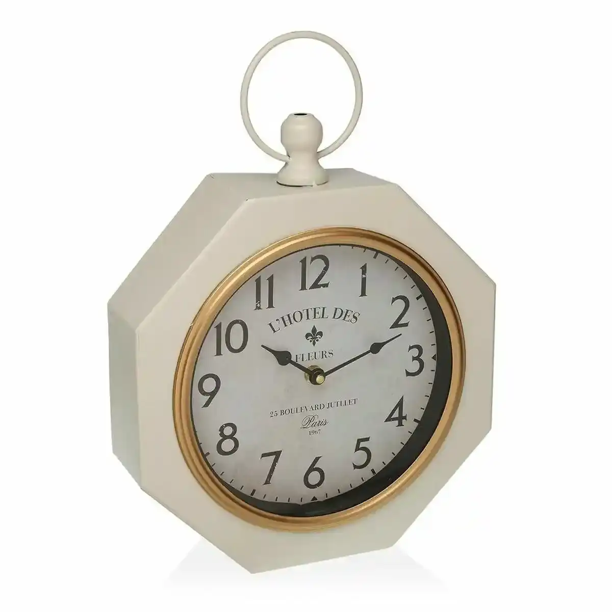 Horloge murale versa w metal 28 x 8 x 40 cm _9387. DIAYTAR SENEGAL - Votre Portail Vers l'Élégance Accessible. Parcourez notre boutique en ligne pour découvrir des produits qui incarnent le luxe à des prix abordables.