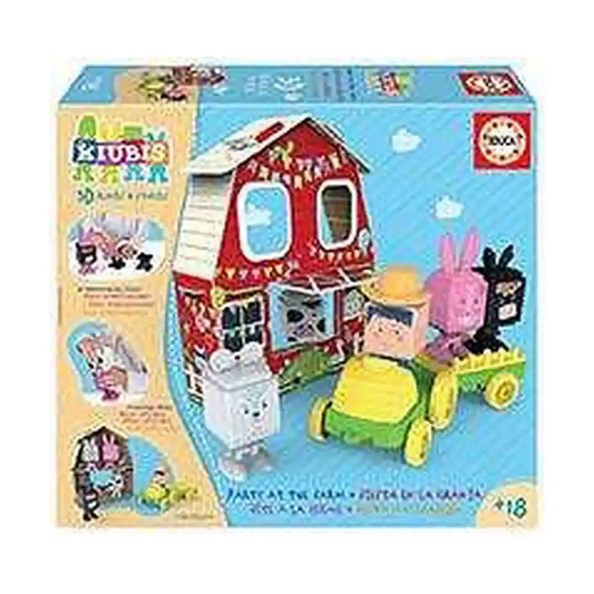 Jouets Educa Kiddicubes Fête à la ferme. SUPERDISCOUNT FRANCE