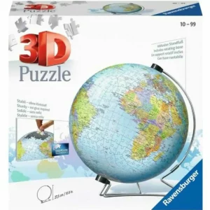 Puzzle 3D Ravensburger Globe Unicolore Unique 540 Pièces. SUPERDISCOUNT FRANCE