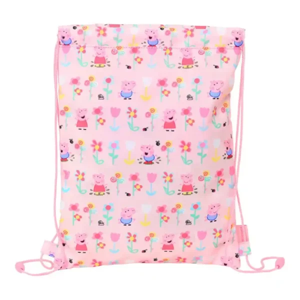 Sac à Dos à Cordes Peppa Pig S'amusant (26 x 34 x 1 cm). SUPERDISCOUNT FRANCE