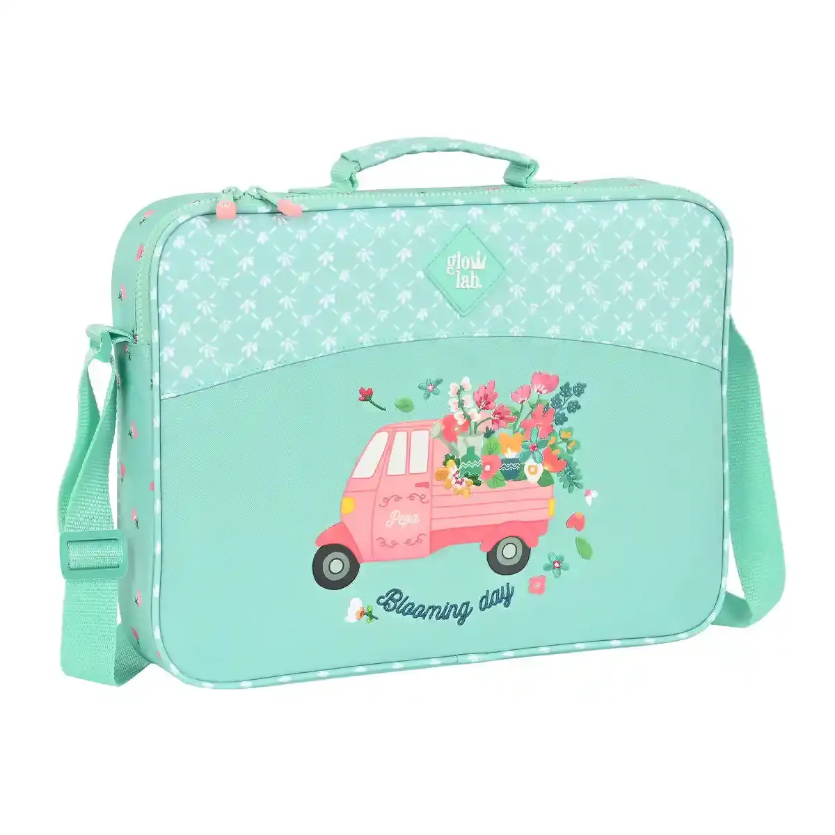 Cartable Glow Lab Pepa Vert (38 x 28 x 6 cm). SUPERDISCOUNT FRANCE