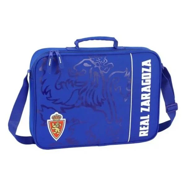 Cartable Real Zaragoza Bleu (38 x 28 x 6 cm). SUPERDISCOUNT FRANCE