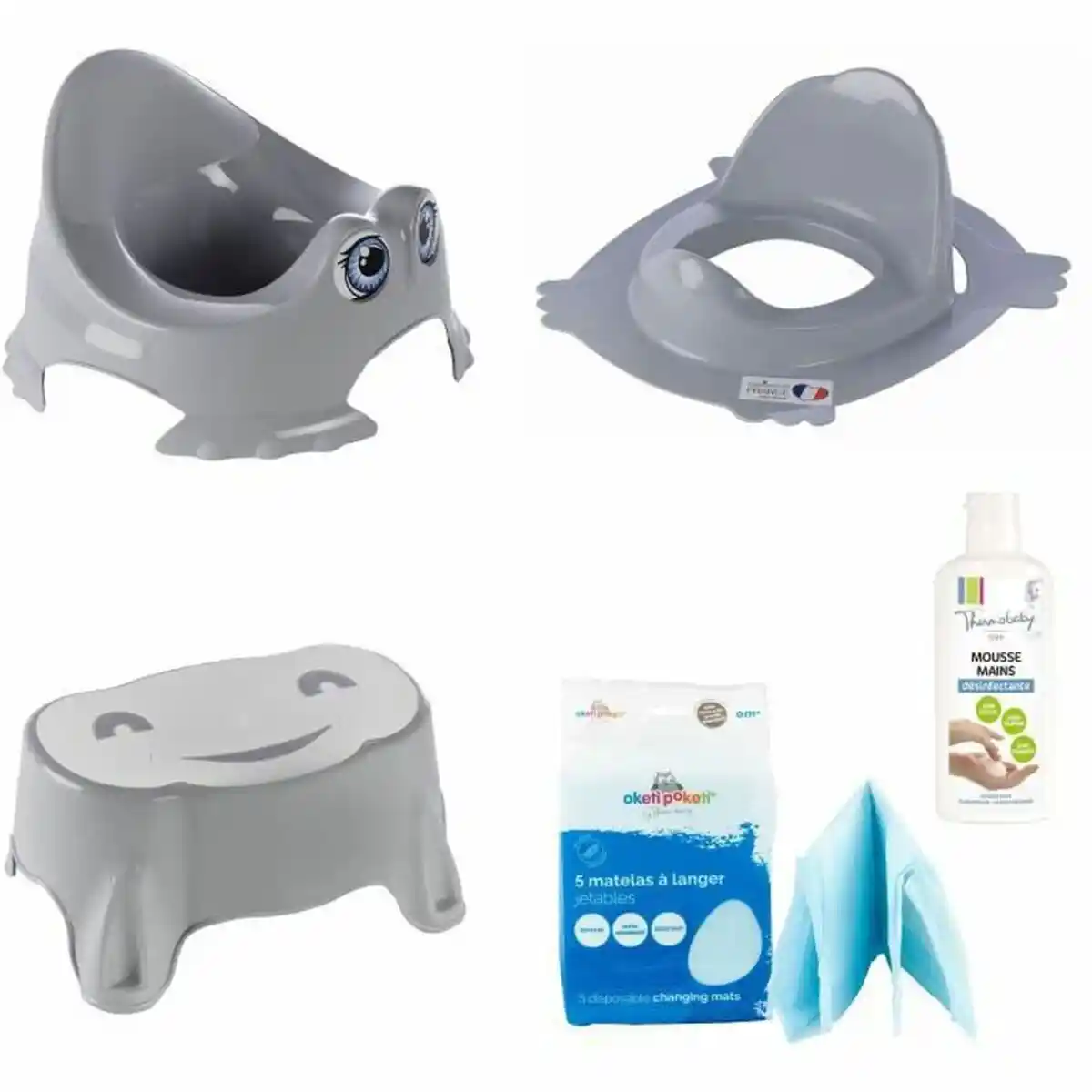 Pot ThermoBaby Gris. SUPERDISCOUNT FRANCE