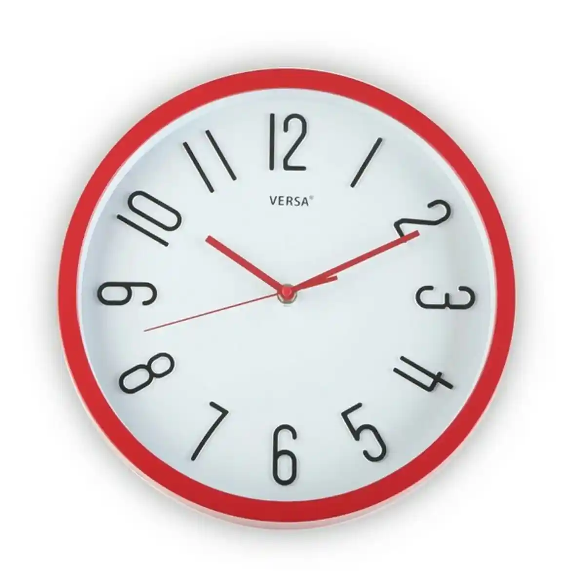 Horloge murale plastique rouge o 30 cm _7621. Bienvenue sur DIAYTAR SENEGAL - Où le Shopping est une Affaire Personnelle. Découvrez notre sélection et choisissez des produits qui reflètent votre unicité et votre individualité.