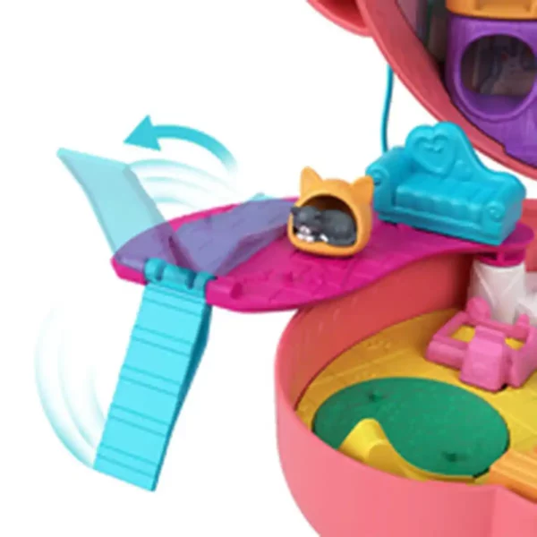 Playset Polly Pocket Chat Sac Calin Surprises. SUPERDISCOUNT FRANCE