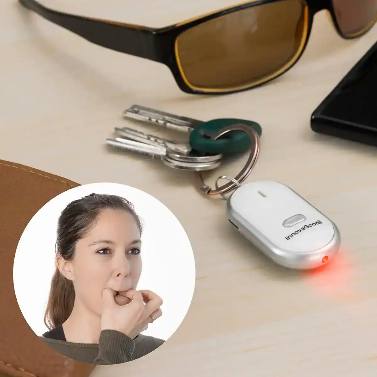 Porte cles led innovagoods_3885. DIAYTAR SENEGAL - L'Art du Shopping Distinctif. Naviguez à travers notre gamme soigneusement sélectionnée et choisissez des produits qui définissent votre mode de vie.