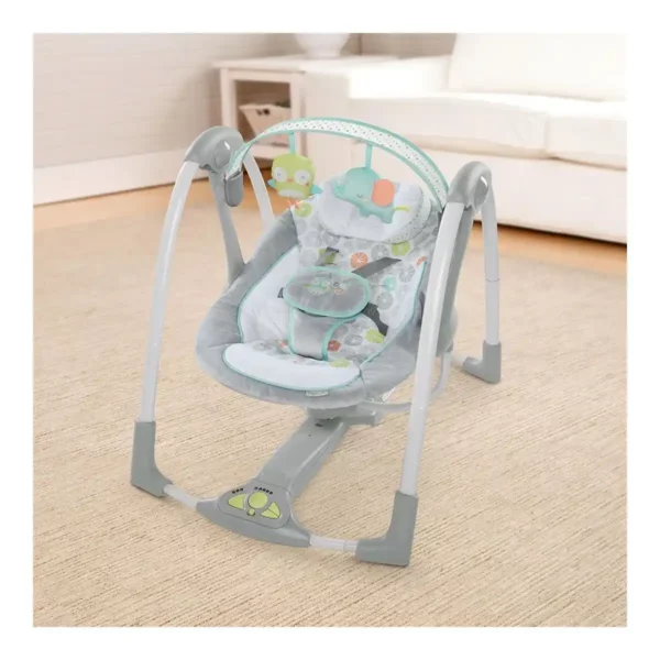 Rocking Chair Compact Swing - Hugs & Hoots Gris Blanc. SUPERDISCOUNT FRANCE