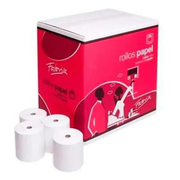 Rouleau de Papier Thermique Fabrisa 60 x 80 x 12 mm (10Unités). SUPERDISCOUNT FRANCE