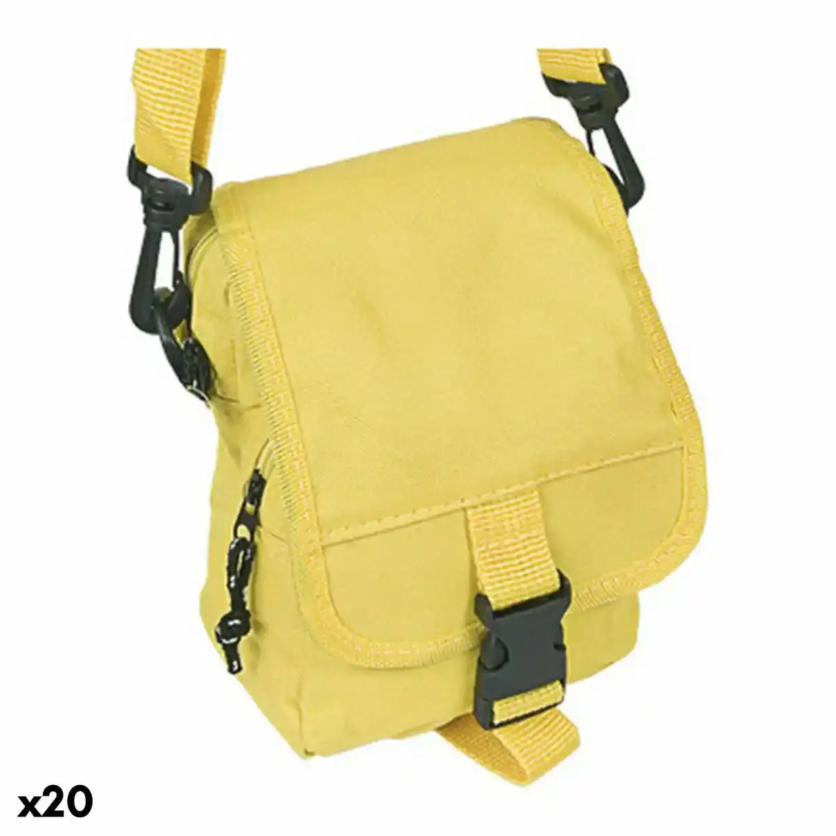 Sac a bandouliere 148547 20 unites _5329. DIAYTAR SENEGAL - Où la Qualité est Notre Engagement. Explorez notre boutique en ligne pour découvrir des produits conçus pour vous apporter satisfaction et plaisir.