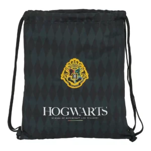 Sac à Dos à Cordes Poudlard Harry Potter M196 Noir Gris. SUPERDISCOUNT FRANCE