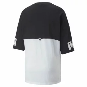 T-shirt Puma Power Colorblock Noir Blanc Multicolore. SUPERDISCOUNT FRANCE