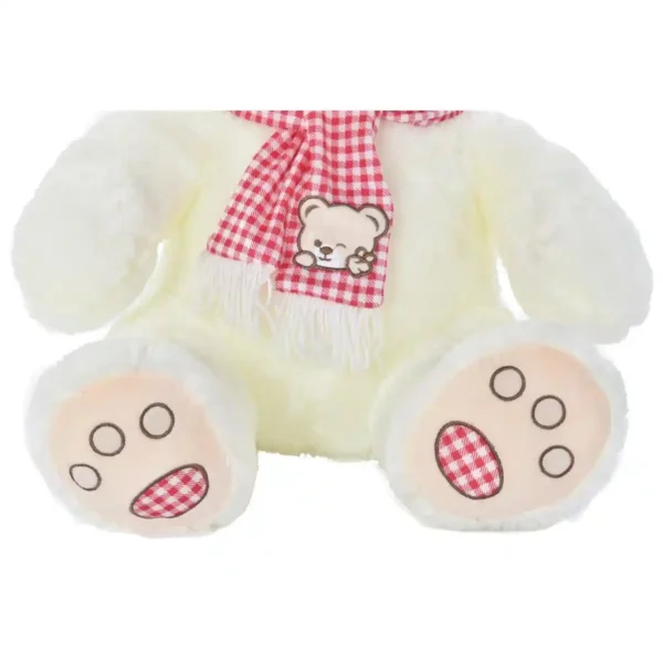 Teddy Bear DKD Home Decor Rouge Blanc Bordeaux Enfant 20 x 20 x 50 cm (2 Unités). SUPERDISCOUNT FRANCE