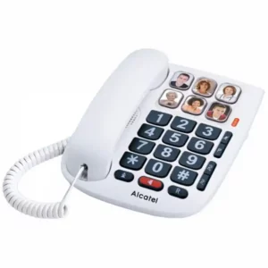 Téléphone fixe pour personnes âgées Alcatel ATL1416459 LED Blanc. SUPERDISCOUNT FRANCE