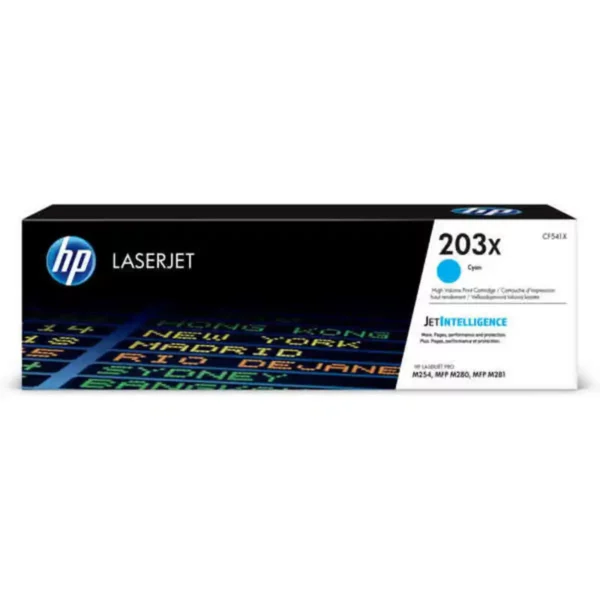 Toner d'origine HP 203X Cyan. SUPERDISCOUNT FRANCE