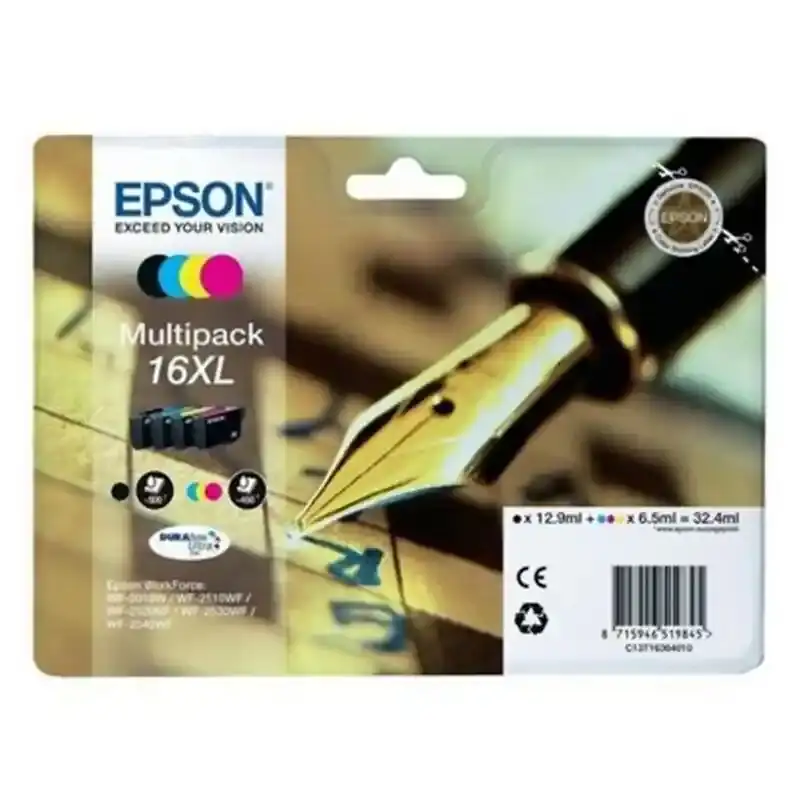 Cartouche d'encre compatible Epson T16XL Noir Cyan Magenta Jaune. SUPERDISCOUNT FRANCE