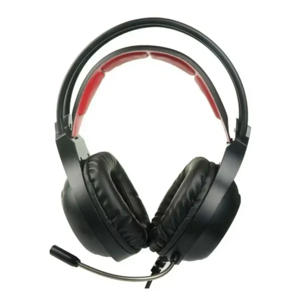 Casque Gaming avec Microphone KSIX Drakkar USB LED Noir Rouge. SUPERDISCOUNT FRANCE