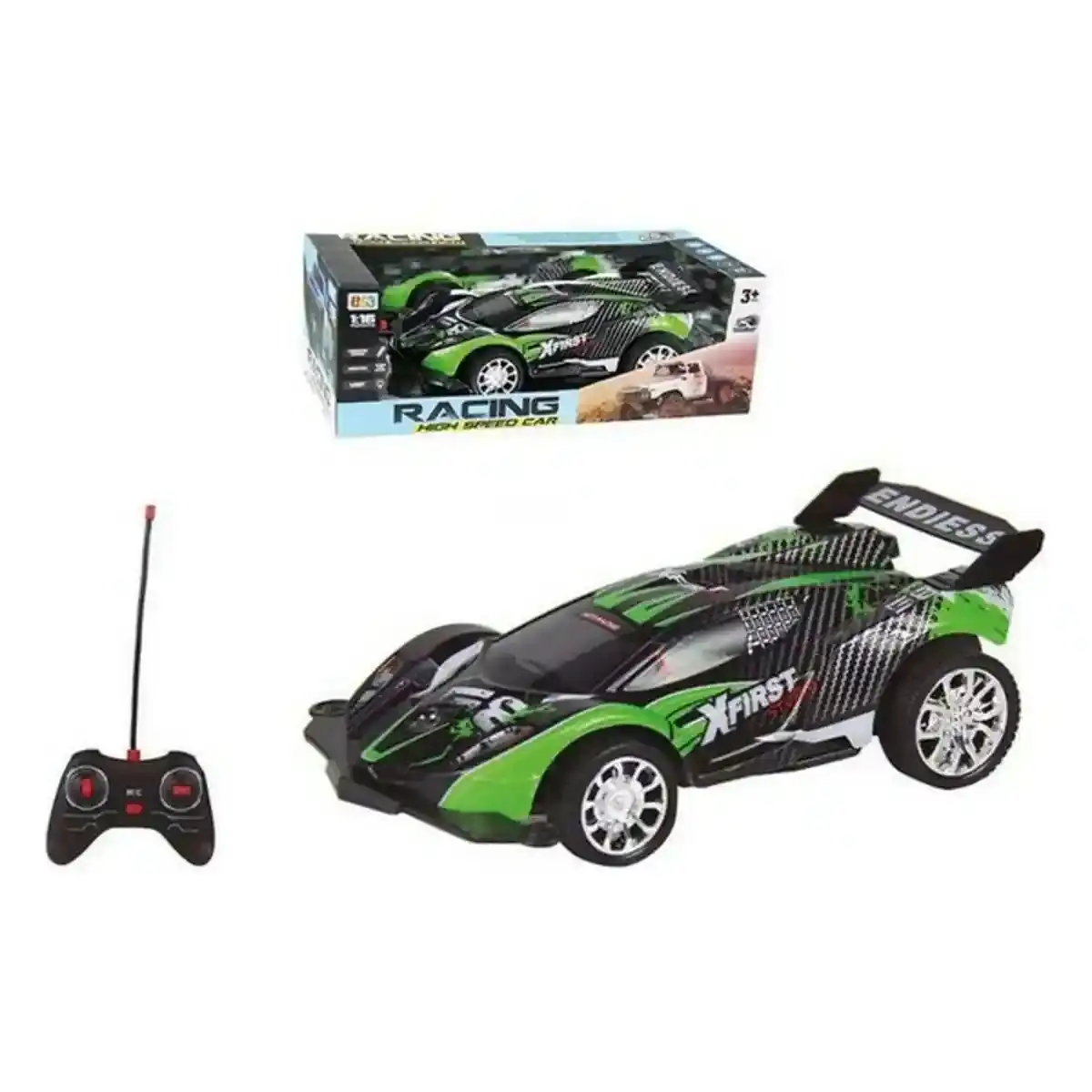 Course de voitures télécommandées 1:16 (35 x 16,5 x 12,5 cm). SUPERDISCOUNT FRANCE