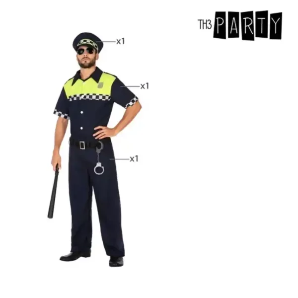 Déguisement pour Adultes (3 pcs) Officier de Police. SUPERDISCOUNT FRANCE