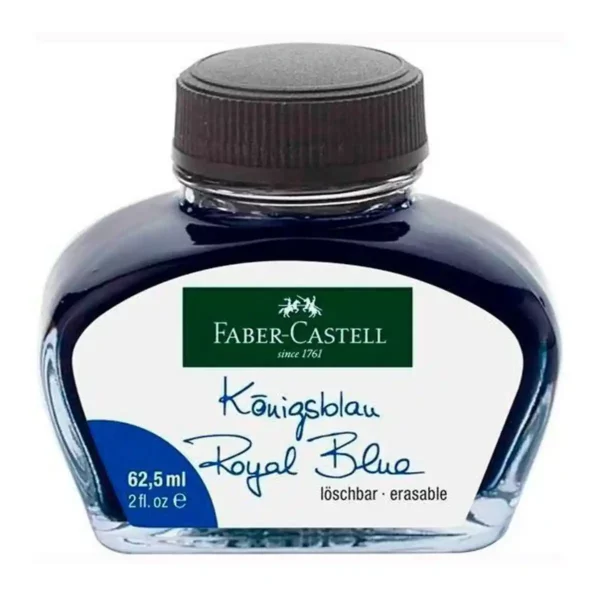 Encrier Faber-Castell Royal 62,5 ml Bleu (12 Unités). SUPERDISCOUNT FRANCE