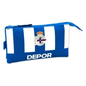 Fourre-tout R. C. Deportivo de La Coruña Bleu Blanc. SUPERDISCOUNT FRANCE