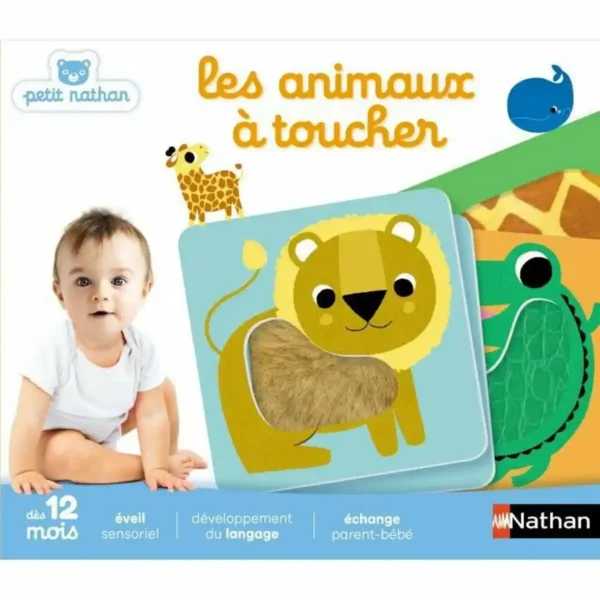 Jeu de société Nathan Animaux à Toucher (FR). SUPERDISCOUNT FRANCE