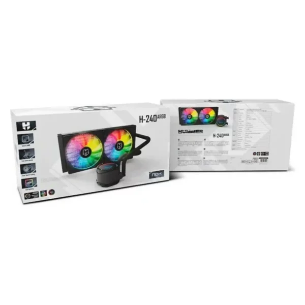 Kit de réfrigération NOX Hummer RGB Noir. SUPERDISCOUNT FRANCE