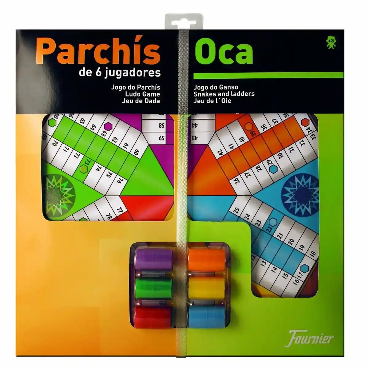 Parchis et oca planche fournier 40 x 40 cm_8156. Entrez dans le Monde de DIAYTAR SENEGAL - Où la Satisfaction est la Priorité. Explorez notre sélection pensée pour vous offrir une expérience de shopping qui va au-delà de vos attentes.