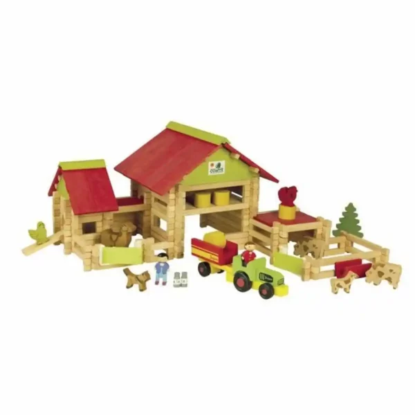 Playset Jeujura Grande ferme (220 pièces). SUPERDISCOUNT FRANCE