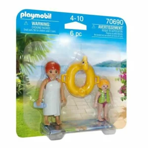 Playset Playmobil Swimmer Float 70690 (6 pcs). SUPERDISCOUNT FRANCE