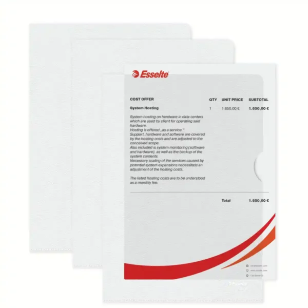 Porte-documents Esselte A5 Transparent (Reconditionné D). SUPERDISCOUNT FRANCE