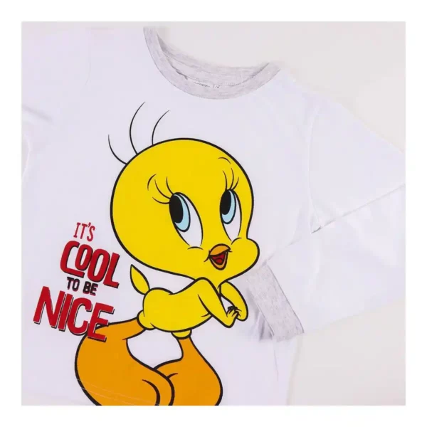 Pyjama Enfant Looney Tunes Gris. SUPERDISCOUNT FRANCE