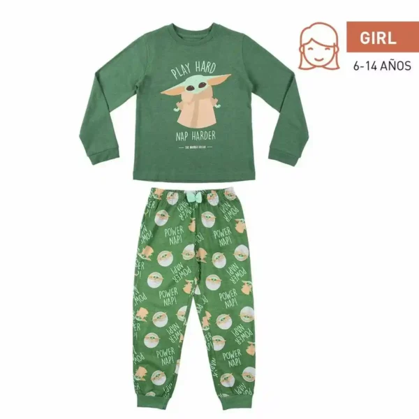 Pyjama Enfant The Mandalorian Green. SUPERDISCOUNT FRANCE