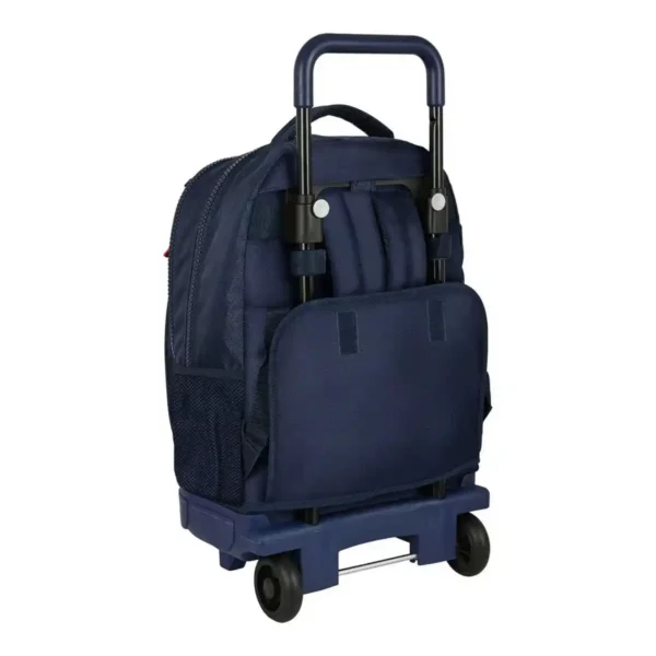 Sac à dos scolaire à roulettes Munich Storm bleu marine 22 L. SUPERDISCOUNT FRANCE